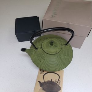 Teavana Tea Cast Iron Kettle & Base Dragonfly